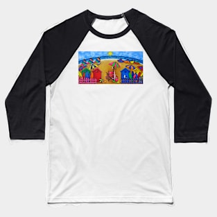 Beach Colours Baseball T-Shirt